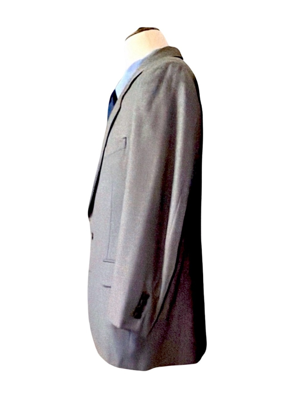 Tom James Royal Classic Gray Suit | 2-Piece | Hand Tailored | Executive Business - Picture 4 of 15